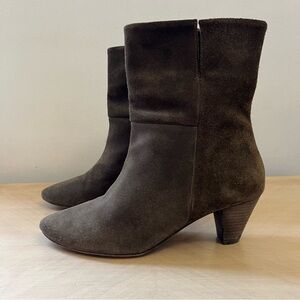 Free People Dark Brown Ankle Boots
